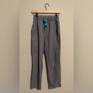 Figs Women's Graphite Yola High Waisted Skinny Scrub Pants - XS - Petite